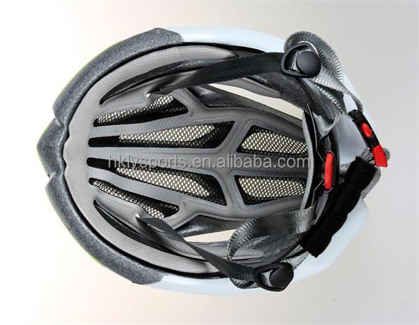 自転車ヘルメット安全カスタム PC インモールドサイクリングヘルメットグリーン大人の自転車ヘルメット