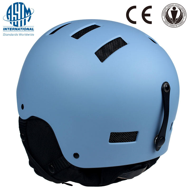 CE ASTM 承認されたファッションアウトドアスキースポーツと EPS ライナー素材の ABS シェル素材スキーヘルメット