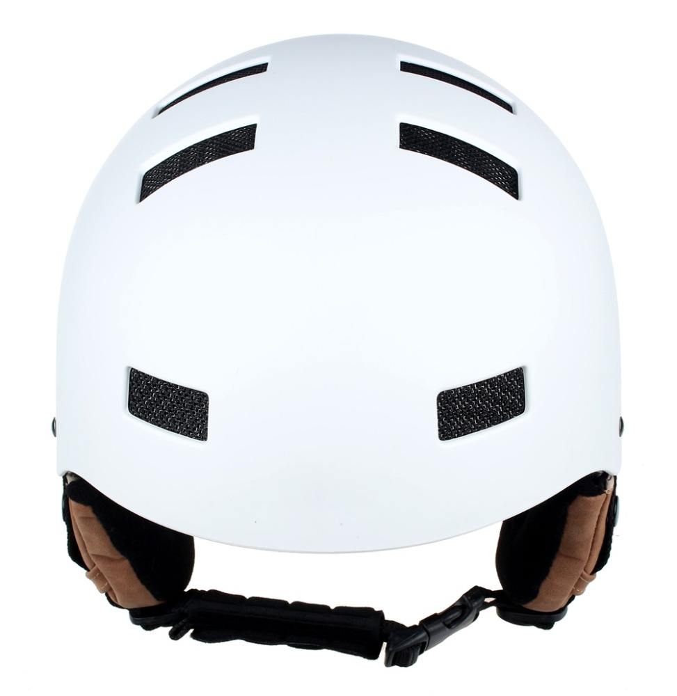 CE ASTM 保護 ABS シェルと EPS ライナー スキー スノー ヘルメット レザー イヤーマフ付き