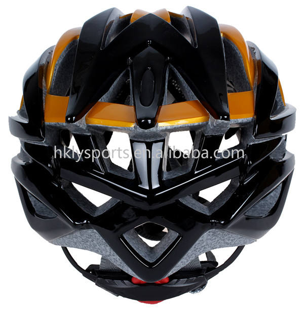 新しいデザインの 2 層 PC 印刷のカラフルな安全自転車/サイクリングヘルメット大人用