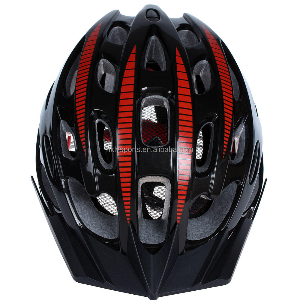 ホット販売良質軽量自転車ヘルメットサイクリングヘルメット特別デザイン男性用マウンテンとロード自転車 LED ST987
