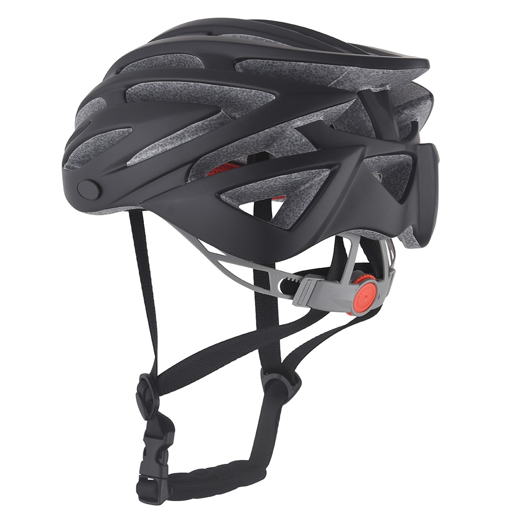 CE 承認バイクヘルメット自転車ヘルメットインモールドサイクリングヘルメットバイザー付き 