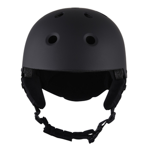 CE 認証 ABS シェルスノースキーヘルメットブラックヘルメットスキー
