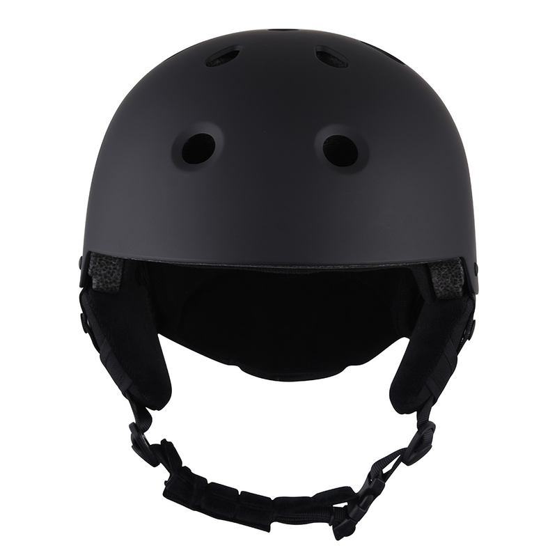 CE 認証 ABS シェルスノースキーヘルメットブラックヘルメットスキー