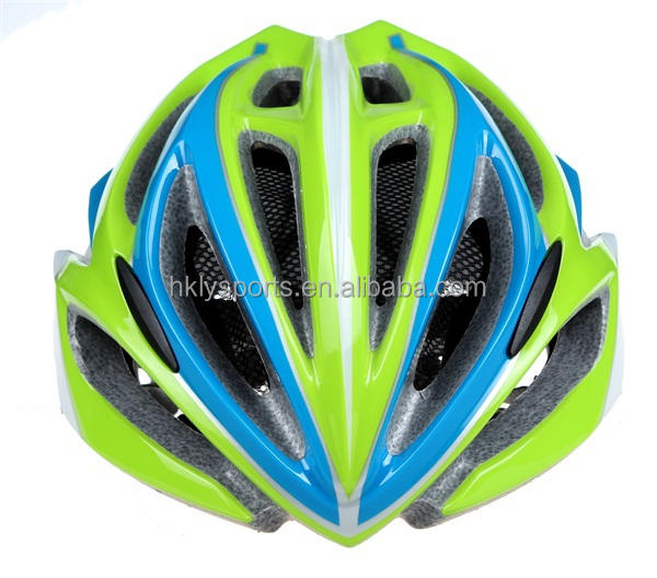 自転車ヘルメット安全カスタム PC インモールドサイクリングヘルメットグリーン大人の自転車ヘルメット