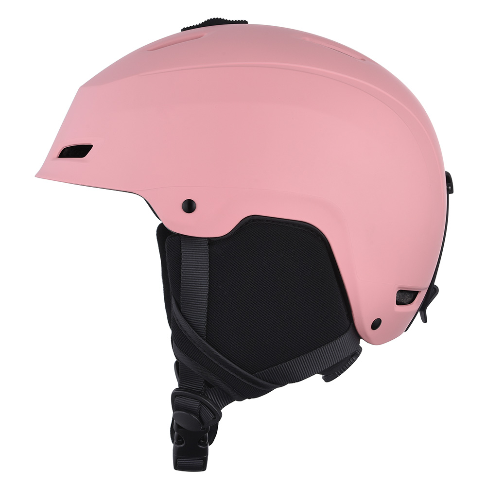 カラフルなカスタム スキー スノーボード ヘルメット保護スノー ヘルメット 大人用 ピンク