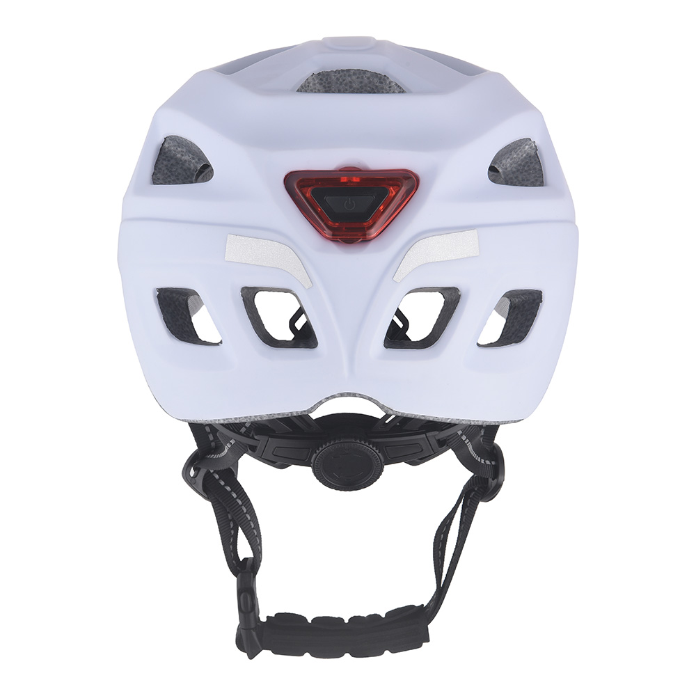 新しいバイクヘルメット Led ライト PC インモールドサイクリングヘルメット、安全なスポーツマウンテンロードライディングバイクヘルメット大人用