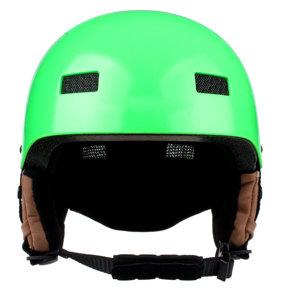 CE ASTM 承認カスタムレザースノーボードスキーヘルメット