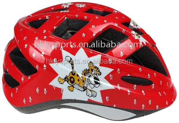 可愛くて安全な子供用インモールド自転車ヘルメット