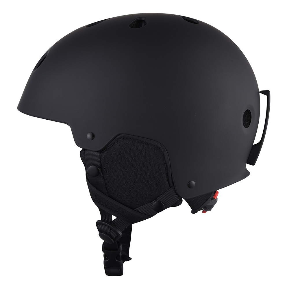 CE 認証 ABS シェルスノースキーヘルメットブラックヘルメットスキー