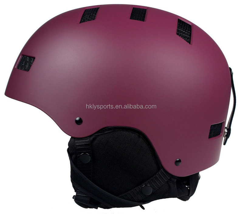 CE ASTM 認定 ABS シェル、EPS ライナー素材とスキースポーツスキーヘルメットウィンタースポーツヘルメットスキースノーボードヘルメット