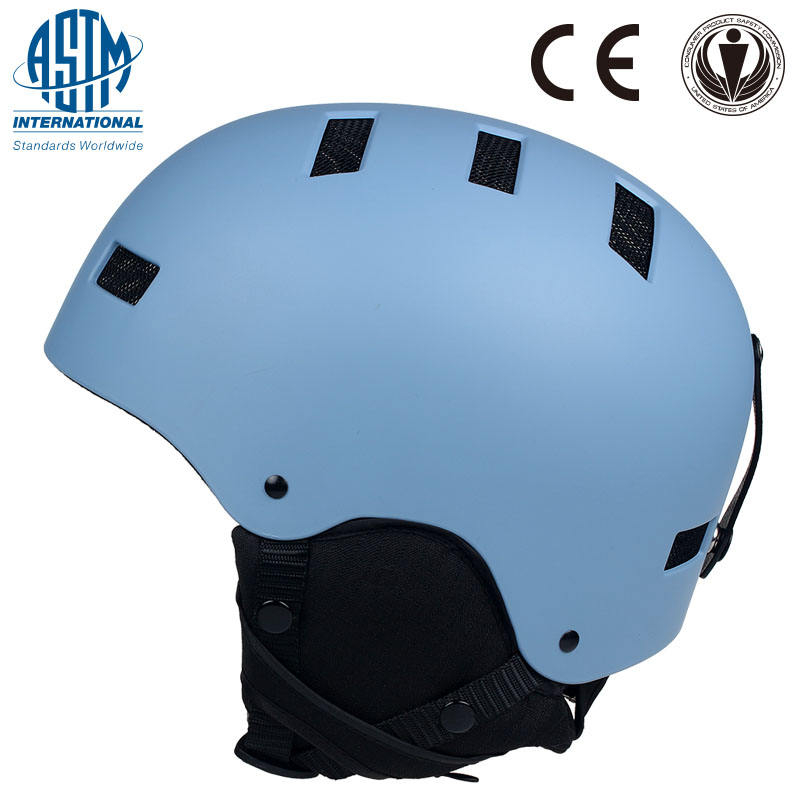 CE ASTM 承認されたファッションアウトドアスキースポーツと EPS ライナー素材の ABS シェル素材スキーヘルメット