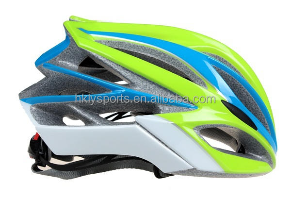 自転車ヘルメット安全カスタム PC インモールドサイクリングヘルメットグリーン大人の自転車ヘルメット