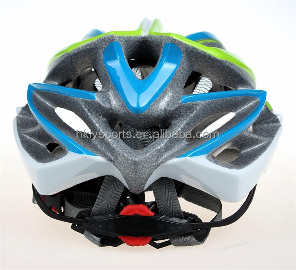 自転車ヘルメット安全カスタム PC インモールドサイクリングヘルメットグリーン大人の自転車ヘルメット