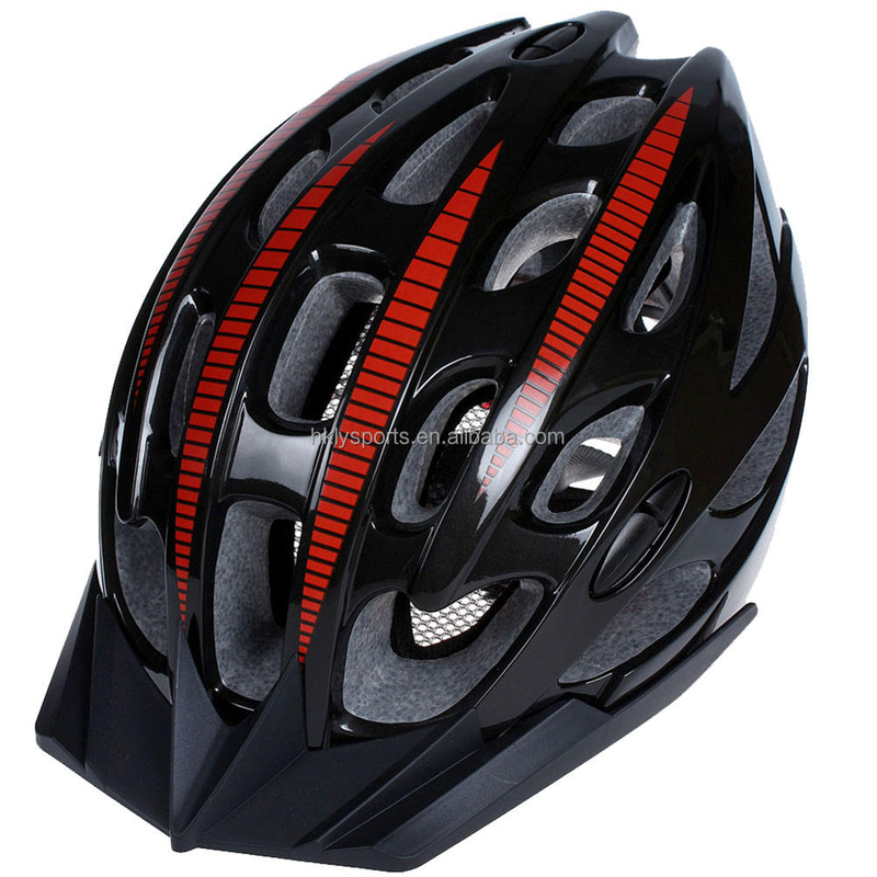 ホット販売良質軽量自転車ヘルメットサイクリングヘルメット特別デザイン男性用マウンテンとロード自転車 LED ST987