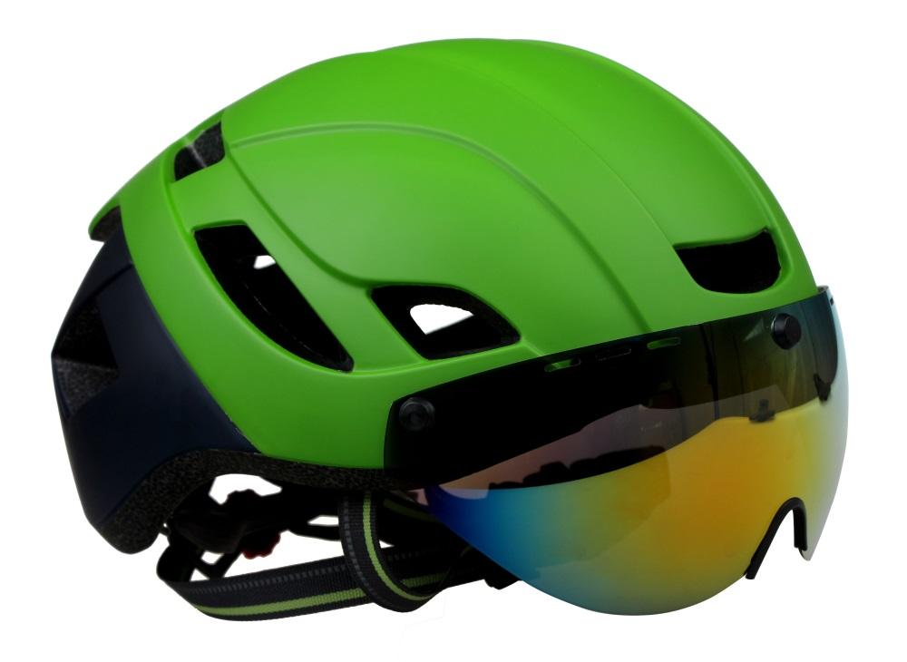 取り外し可能な磁気ゴーグルバイザー付きバイクヘルメットマウンテン自転車ヘルメット大人用サイクリングヘルメット男性用女性用若者用