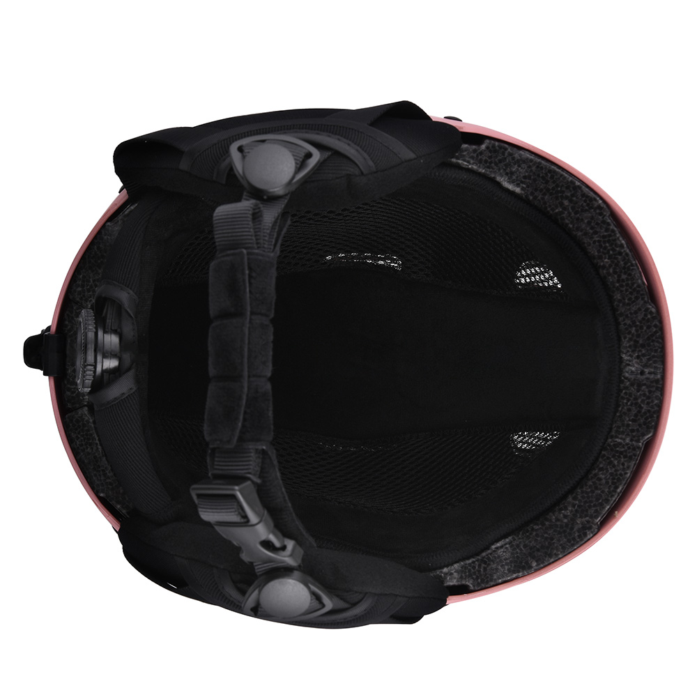 カラフルなカスタム スキー スノーボード ヘルメット保護スノー ヘルメット 大人用 ピンク