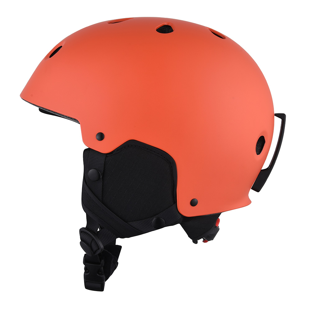 CE 認証 ABS シェルスノースキーヘルメットレッドヘルメットスキー