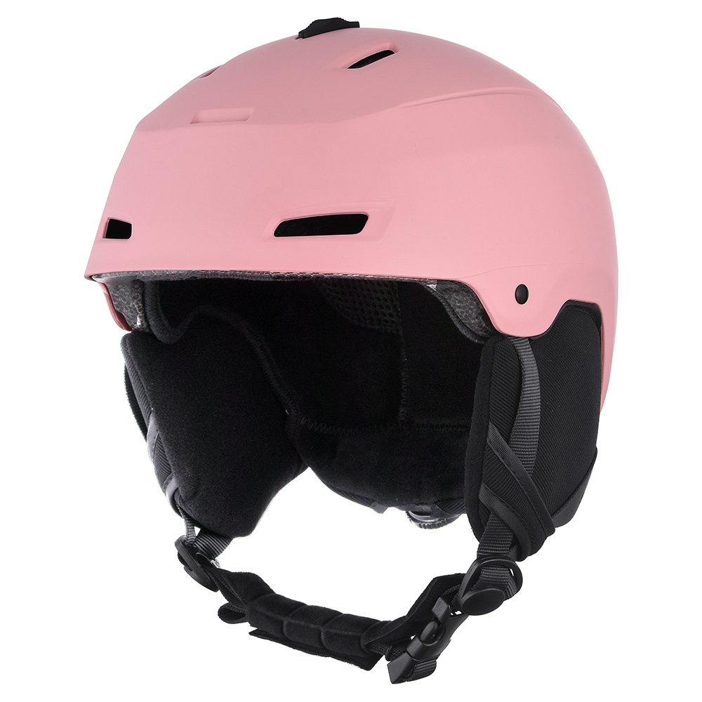 カラフルなカスタム スキー スノーボード ヘルメット保護スノー ヘルメット 大人用 ピンク