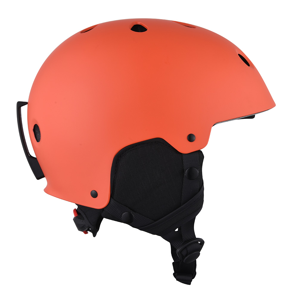 CE 認証 ABS シェルスノースキーヘルメットレッドヘルメットスキー