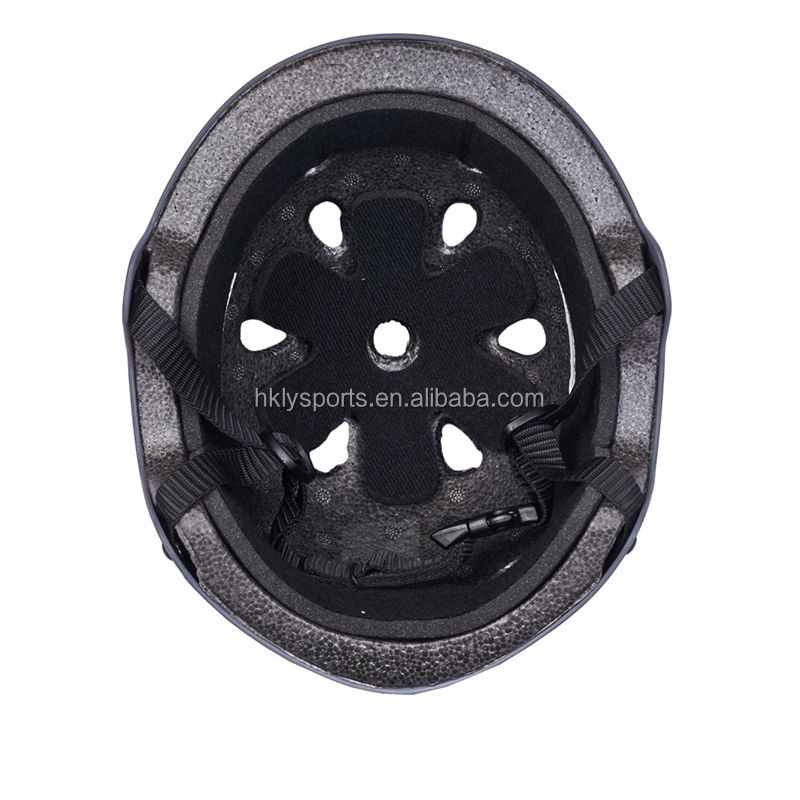 CE CPSC 承認の保護カスタマイズ ABS マットブラック自転車スケートヘルメット
