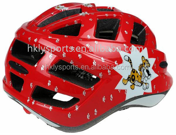 可愛くて安全な子供用インモールド自転車ヘルメット
