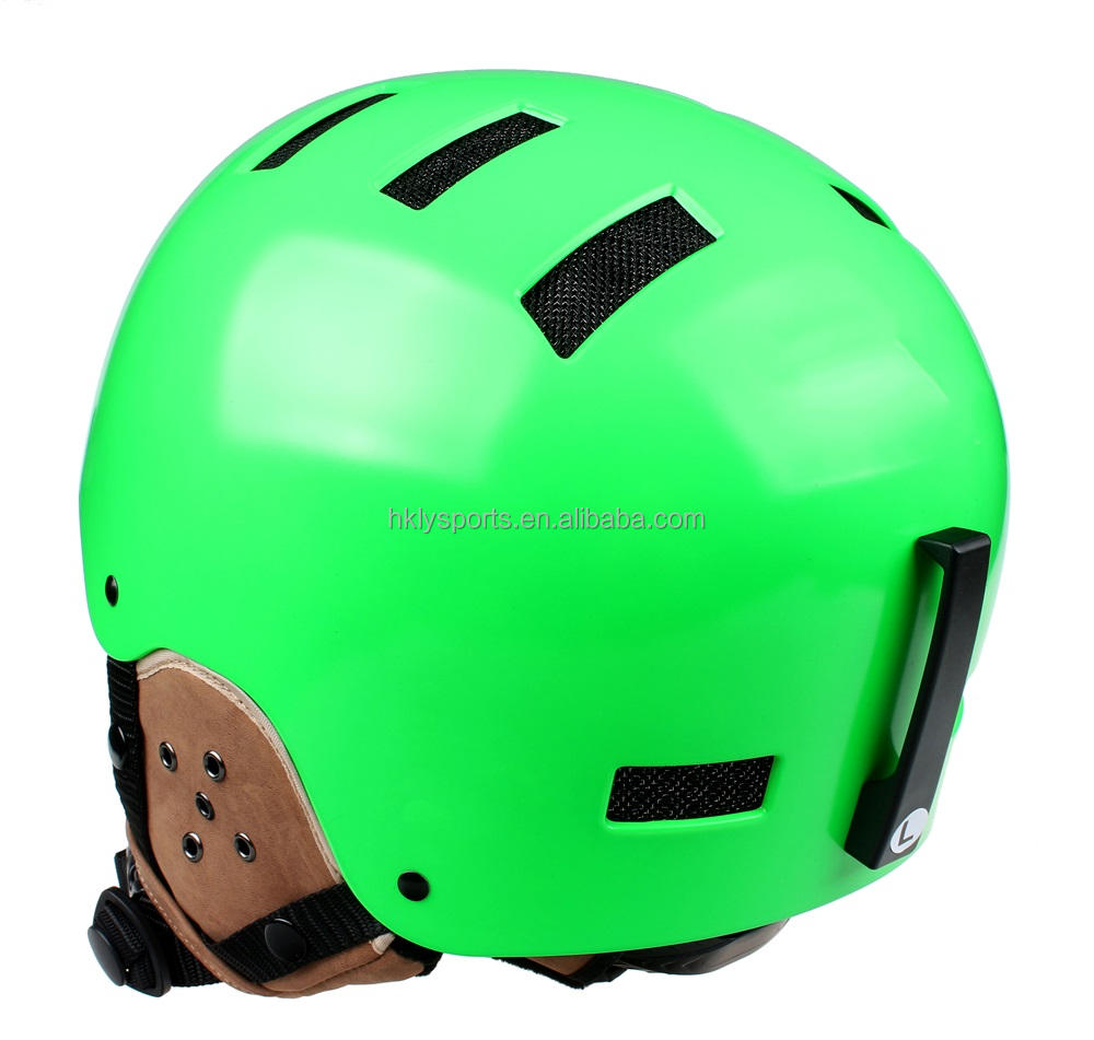 レザースキーヘルメット ABS スノーボードヘルメット OEM ヘルメット
