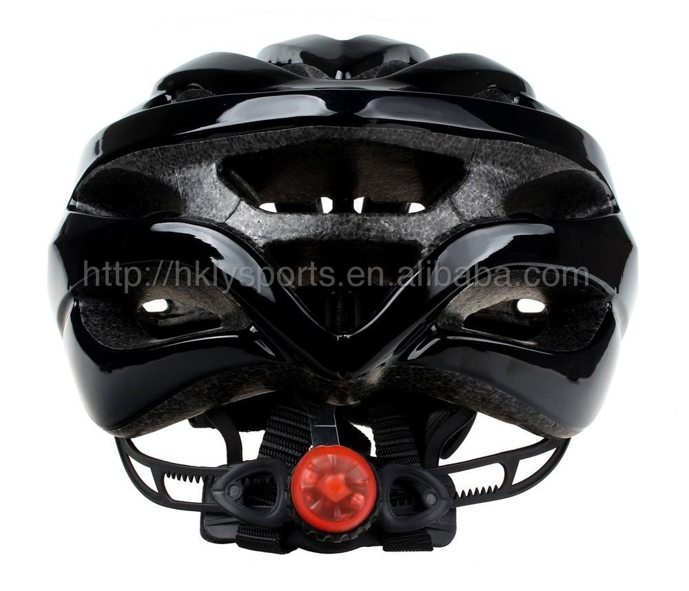 CE CPSC承認済みOEMパーソナライズ自転車ヘルメット、LEDライトターンシグナル付き