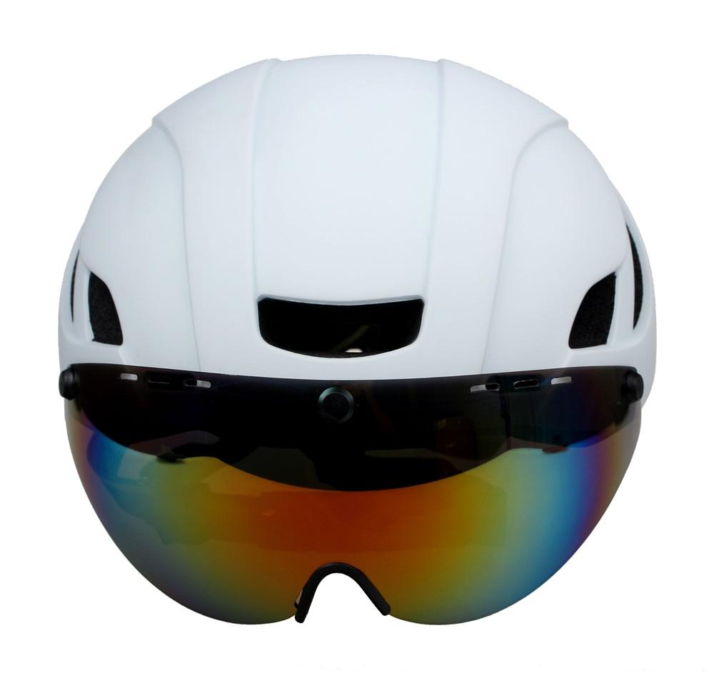 取り外し可能な磁気ゴーグルバイザー付きバイクヘルメットマウンテン自転車ヘルメット大人用サイクリングヘルメット男性用女性用若者用