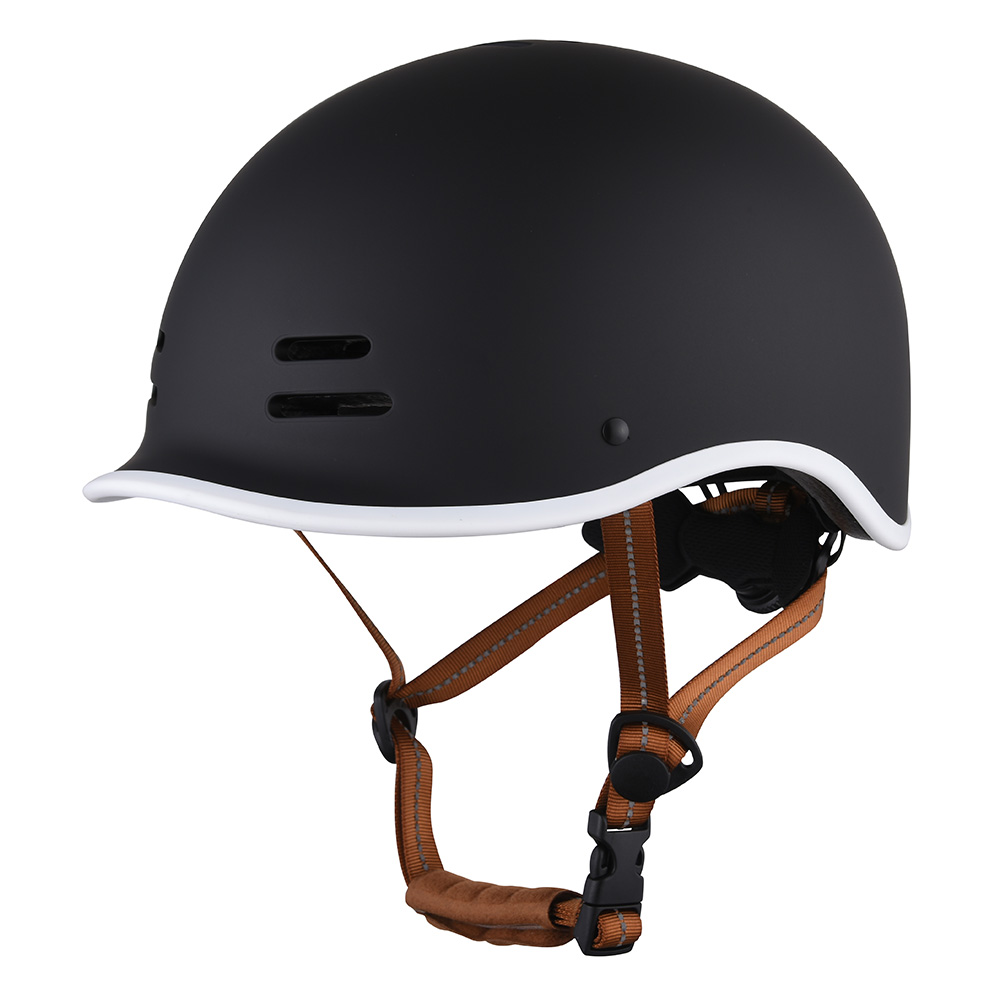 卸売 CE 認定大人用スケートヘルメットスケートボード安全電動スクータースケートボードヘルメット大人用黒